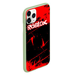 Чехол iPhone 11 Pro матовый ROBLOX, цвет: 3D-салатовый — фото 2