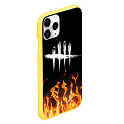 Чехол iPhone 11 Pro матовый DEAD BY DAYLIGHT, цвет: 3D-желтый — фото 2