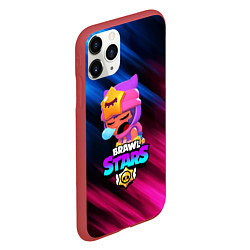 Чехол iPhone 11 Pro матовый BRAWL STARS SANDY, цвет: 3D-красный — фото 2