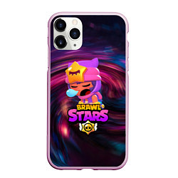 Чехол iPhone 11 Pro матовый BRAWL STARS SANDY, цвет: 3D-розовый