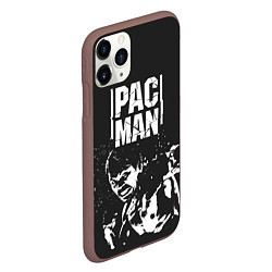 Чехол iPhone 11 Pro матовый Pac Man, цвет: 3D-коричневый — фото 2