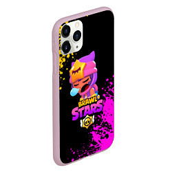 Чехол iPhone 11 Pro матовый BRAWL STARS SANDY, цвет: 3D-розовый — фото 2