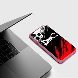 Чехол iPhone 11 Pro матовый DEVIL MAY CRY DMC, цвет: 3D-малиновый — фото 2