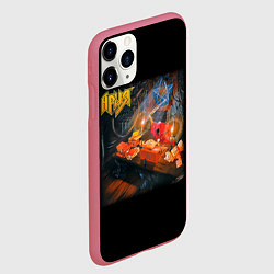 Чехол iPhone 11 Pro матовый Ария, цвет: 3D-малиновый — фото 2