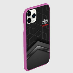 Чехол iPhone 11 Pro матовый TOYOTA, цвет: 3D-фиолетовый — фото 2