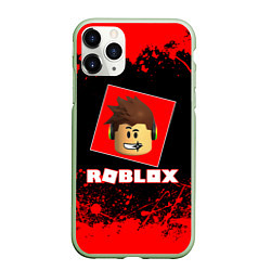 Чехол iPhone 11 Pro матовый ROBLOX, цвет: 3D-салатовый