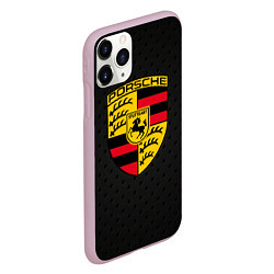 Чехол iPhone 11 Pro матовый PORSCHE, цвет: 3D-розовый — фото 2