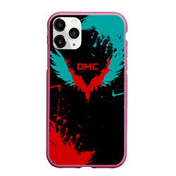 Чехол iPhone 11 Pro матовый DMC, цвет: 3D-малиновый