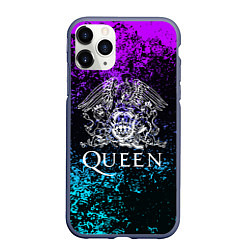 Чехол iPhone 11 Pro матовый QUEEN, цвет: 3D-серый