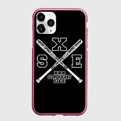 Чехол iPhone 11 Pro матовый Straight edge