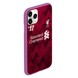 Чехол iPhone 11 Pro матовый Liverpool, цвет: 3D-фиолетовый — фото 2