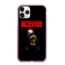 Чехол iPhone 11 Pro матовый Mother Russia Bleeds, цвет: 3D-розовый