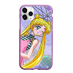 Чехол iPhone 11 Pro матовый Sailor Moon