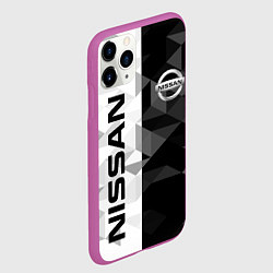 Чехол iPhone 11 Pro матовый NISSAN, цвет: 3D-фиолетовый — фото 2
