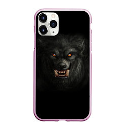 Чехол iPhone 11 Pro матовый Вервольф, цвет: 3D-розовый