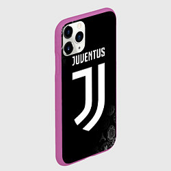 Чехол iPhone 11 Pro матовый JUVENTUS, цвет: 3D-фиолетовый — фото 2
