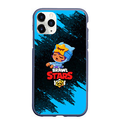 Чехол iPhone 11 Pro матовый BRAWL STARS SANDY, цвет: 3D-серый