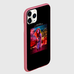 Чехол iPhone 11 Pro матовый Очень странные дела, цвет: 3D-малиновый — фото 2