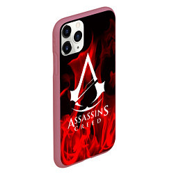 Чехол iPhone 11 Pro матовый ASSASSINS CREED, цвет: 3D-малиновый — фото 2