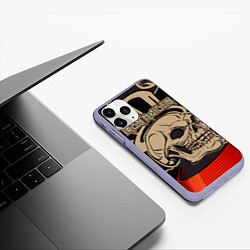 Чехол iPhone 11 Pro матовый Iron Maiden, цвет: 3D-светло-сиреневый — фото 2