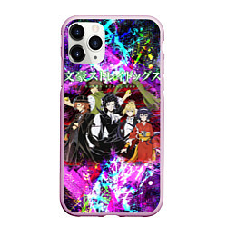 Чехол iPhone 11 Pro матовый Bungou Stray Dogs, цвет: 3D-розовый