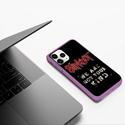 Чехол iPhone 11 Pro матовый SLIPKNOT WANYK, цвет: 3D-фиолетовый — фото 2