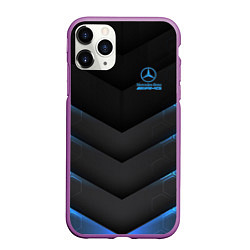 Чехол iPhone 11 Pro матовый Mercedes-AMG