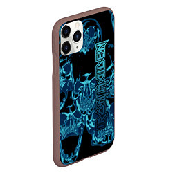 Чехол iPhone 11 Pro матовый Iron Maiden, цвет: 3D-коричневый — фото 2
