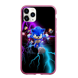 Чехол iPhone 11 Pro матовый SONIC