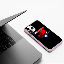 Чехол iPhone 11 Pro матовый LIMP BIZKIT, цвет: 3D-розовый — фото 2