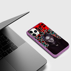 Чехол iPhone 11 Pro матовый Pyrokinesis, цвет: 3D-фиолетовый — фото 2