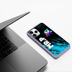 Чехол iPhone 11 Pro матовый BRAWL STARS MRP, цвет: 3D-светло-сиреневый — фото 2