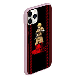 Чехол iPhone 11 Pro матовый Vinland saga Thorfinn, цвет: 3D-розовый — фото 2