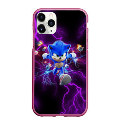 Чехол iPhone 11 Pro матовый SONIC