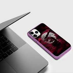 Чехол iPhone 11 Pro матовый BERSERK, цвет: 3D-фиолетовый — фото 2