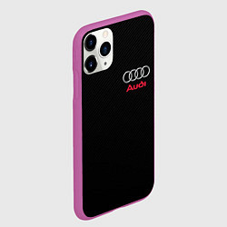 Чехол iPhone 11 Pro матовый AUDI, цвет: 3D-фиолетовый — фото 2