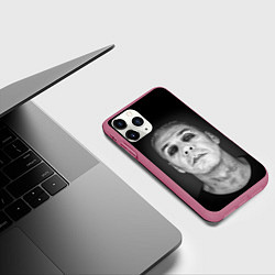 Чехол iPhone 11 Pro матовый LINDEMANN, цвет: 3D-малиновый — фото 2