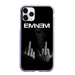 Чехол iPhone 11 Pro матовый EMINEM, цвет: 3D-светло-сиреневый