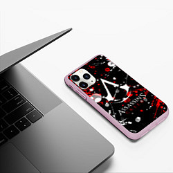 Чехол iPhone 11 Pro матовый ASSASSIN'S CREED, цвет: 3D-розовый — фото 2
