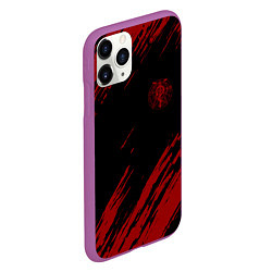 Чехол iPhone 11 Pro матовый Стальной алхимик, цвет: 3D-фиолетовый — фото 2