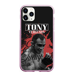 Чехол iPhone 11 Pro матовый Tony Ferguson, цвет: 3D-розовый