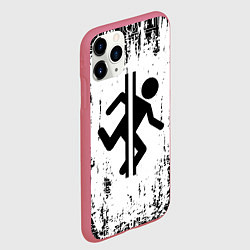 Чехол iPhone 11 Pro матовый PORTAL, цвет: 3D-малиновый — фото 2