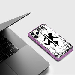 Чехол iPhone 11 Pro матовый PORTAL, цвет: 3D-фиолетовый — фото 2