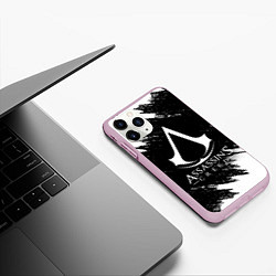 Чехол iPhone 11 Pro матовый ASSASSINS CREED, цвет: 3D-розовый — фото 2