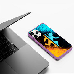 Чехол iPhone 11 Pro матовый PORTAL, цвет: 3D-фиолетовый — фото 2