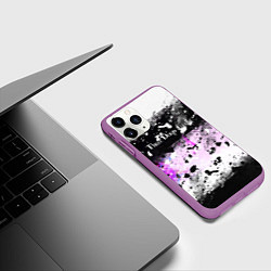 Чехол iPhone 11 Pro матовый THREE DAYS GRACE, цвет: 3D-фиолетовый — фото 2