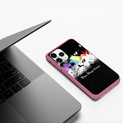 Чехол iPhone 11 Pro матовый THREE DAYS GRACE, цвет: 3D-малиновый — фото 2