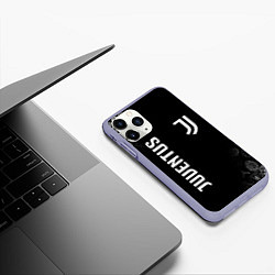Чехол iPhone 11 Pro матовый JUVENTUS, цвет: 3D-светло-сиреневый — фото 2