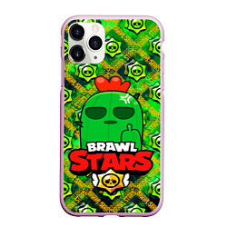 Чехол iPhone 11 Pro матовый Brawl Stars Spike