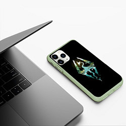 Чехол iPhone 11 Pro матовый THE ELDER SCROLLS, цвет: 3D-салатовый — фото 2